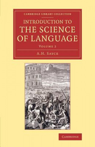 Carte Introduction to the Science of Language SAYCE  A. H.