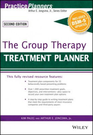 Carte Group Therapy Treatment Planner, with DSM-5 Updates 2e Kim Paleg