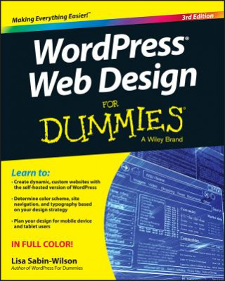 Könyv WordPress Web Design For Dummies 3e Lisa Sabin-Wilson