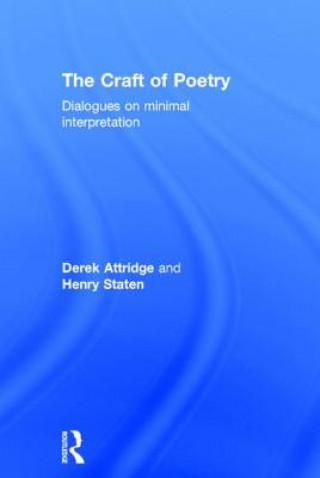 Knjiga Craft of Poetry Henry Staten