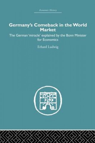 Kniha Germany's Comeback in the World Market Ludwig Erhard