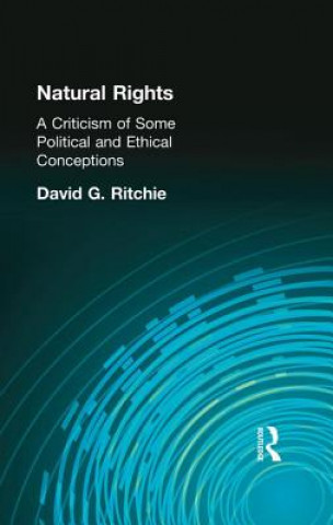 Könyv Natural Rights David G. Ritchie