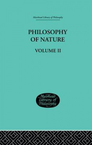 Kniha Hegel's Philosophy of Nature G. W. F. Hegel