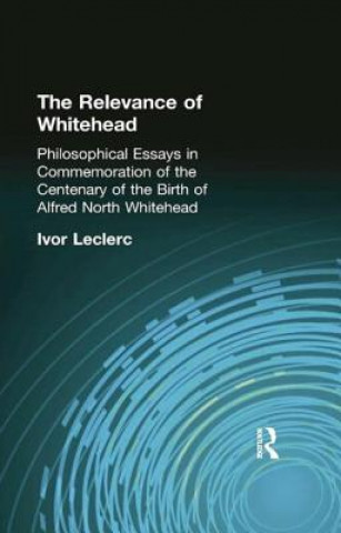 Kniha Relevance of Whitehead LECLERC  IVOR