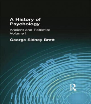 Knjiga History of Psychology BRETT  GEORGE SIDNE