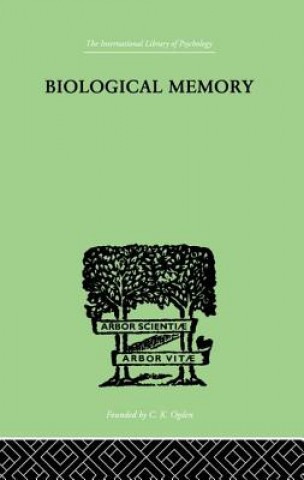 Knjiga Biological Memory RIGNANO  EUGENIO