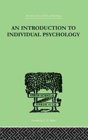 Kniha INTRODUCTION TO INDIVIDUAL PSYCHOLOGY DREIKURS  RUDOLF
