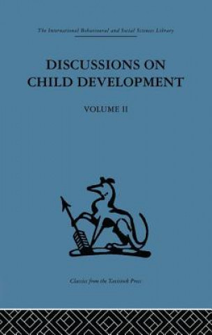 Carte Discussions on Child Development Barbel Inhelder