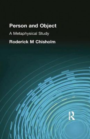 Kniha Person and Object CHISHOLM  RODERICK