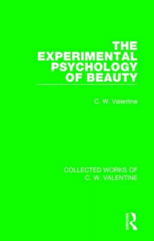Kniha Experimental Psychology of Beauty C.W. VALENTINE