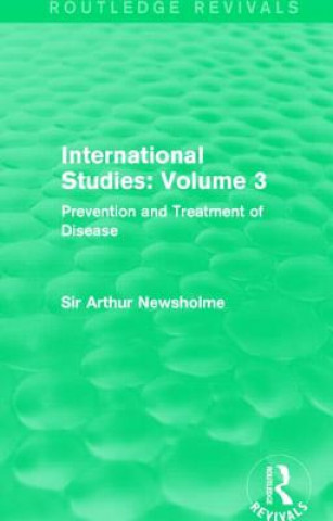 Livro International Studies: Volume 3 Sir Arthur Newsholme