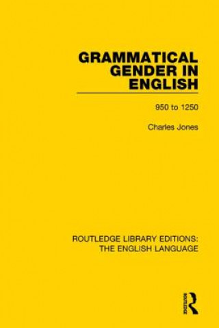 Βιβλίο Grammatical Gender in English Charles Jones