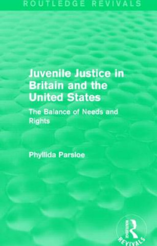 Kniha Juvenile Justice in Britain and the United States Phyllida Parsloe