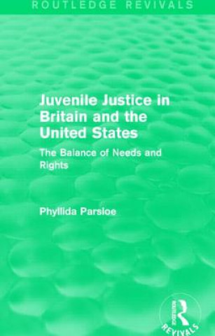 Buch Juvenile Justice in Britain and the United States Phyllida Parsloe