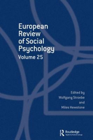 Carte European Review of Social Psychology: Volume 25 Miles Hewstone