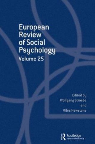 Książka European Review of Social Psychology: Volume 25 Miles Hewstone