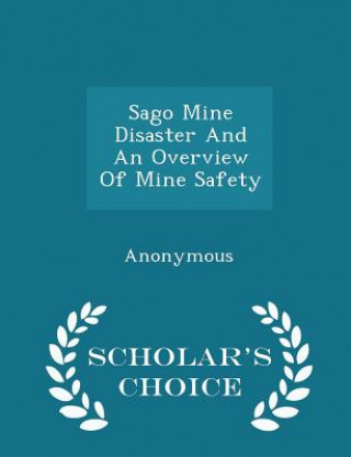 Könyv Sago Mine Disaster and an Overview of Mine Safety - Scholar's Choice Edition 