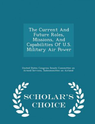 Kniha Current and Future Roles, Missions, and Capabilities of U.S. Military Air Power - Scholar's Choice Edition 