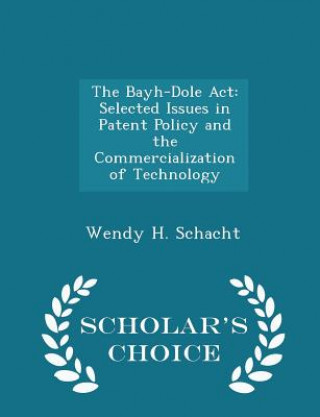 Kniha Bayh-Dole ACT Wendy H Schacht
