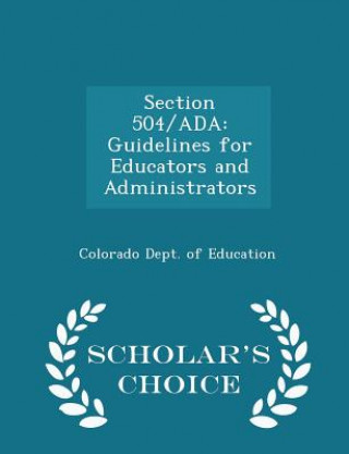 Книга Section 504/ADA Colorado Dept of Education