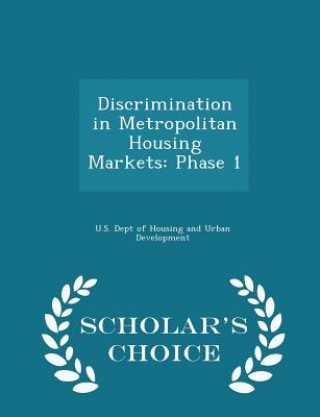 Libro Discrimination in Metropolitan Housing Markets 