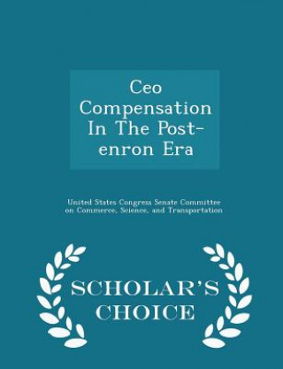 Könyv CEO Compensation in the Post-Enron Era - Scholar's Choice Edition 
