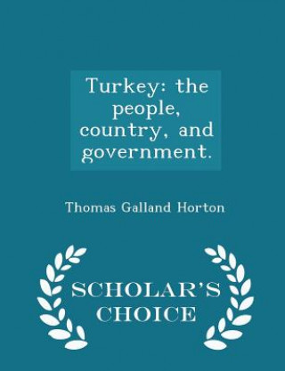 Książka Turkey Thomas Galland Horton