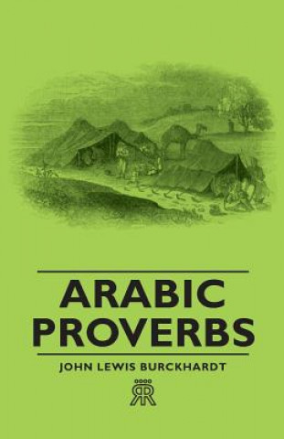 Kniha Arabic Proverbs John Lewis Burckhardt