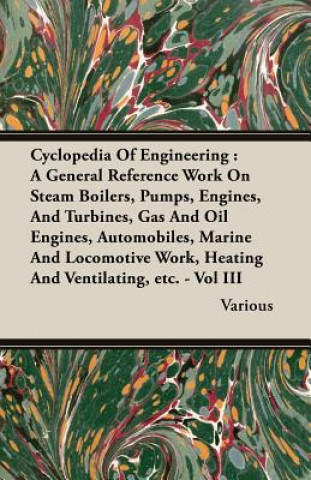 Książka Cyclopedia Of Engineering Various