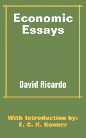 Book Economic Essays David Ricardo