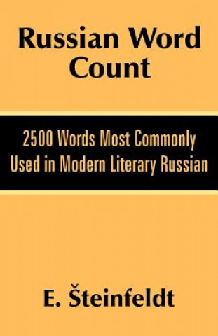 Książka Russian Word Count E Steinfeldt