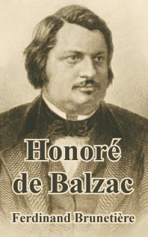 Könyv Honore de Balzac Ferdinand Brunetihre
