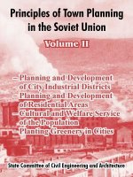 Könyv Principles of Town Planning in the Soviet Union Of Town Planning Ussr Institute of Town Planning Ussr