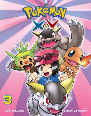 Kniha Pokemon X*Y, Vol. 3 Hidenori Kusaka