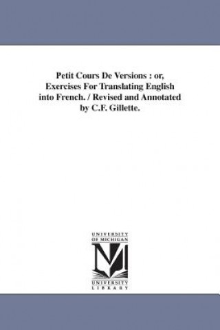 Buch Petit Cours De Versions Percy Sadler