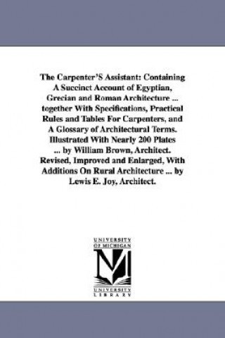 Carte Carpenter'S Assistant William Architect Brown