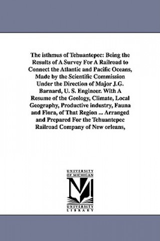 Carte Isthmus of Tehuantepec John Jay Williams