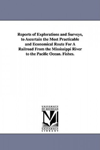 Książka Reports of Explorations and Surveys, to Ascertain the Most Practicable and Economical Route for a Railroad from the Mississippi River to the Pacific O United States War Dept