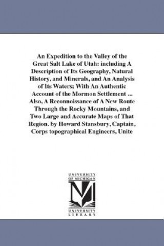 Carte Expedition to the Valley of the Great Salt Lake of Utah United States Army Corps of Topographi