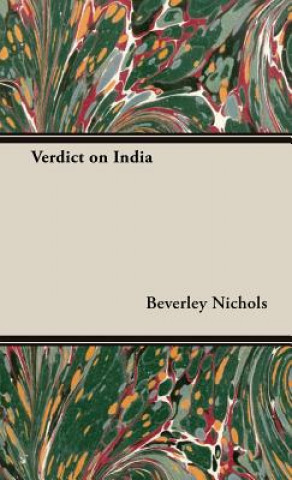 Buch Verdict On India Beverley Nichols