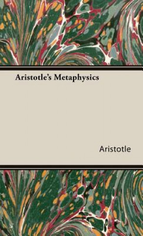 Kniha Aristotle's Metaphysics Aristotle