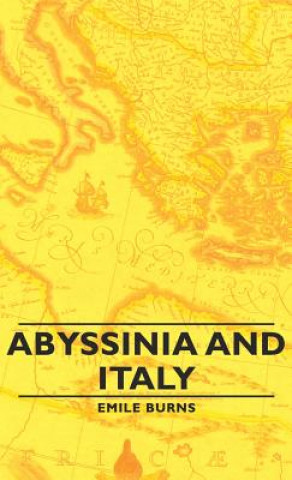 Livre Abyssinia and Italy Emile Burns