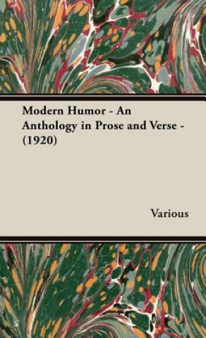 Buch Modern Humor - an Anthology in Prose and Verse - (1920) Various