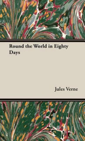 Carte Round the World in Eighty Days Jules Verne