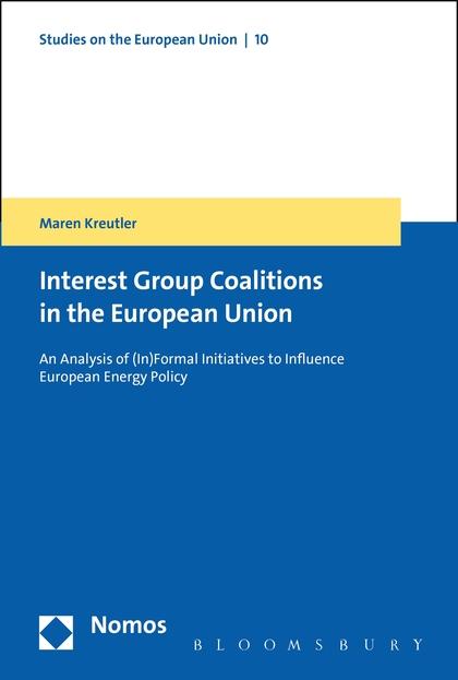 Book Formation of Coalitions in the European Union Maren Kreutler