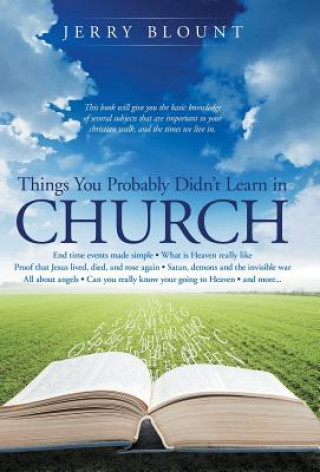 Kniha Things You Probably Didn't Learn In Church Jerry Blount