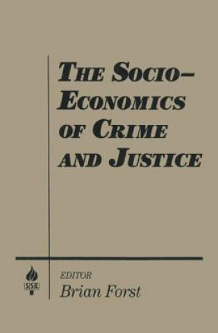 Kniha Socio-economics of Crime and Justice Brian Forst