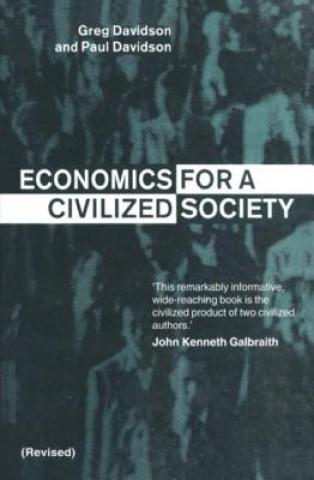 Könyv Economics for a Civilized Society Paul Davidson