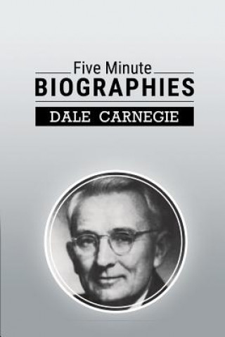 Książka Five Minute Biographies Dale Carnegie