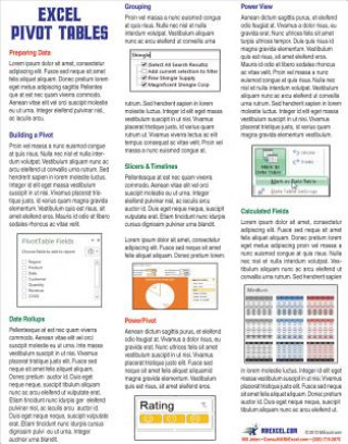 Carte Excel Pivot Tables Laminated Tip Card Bill Jelen